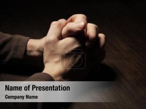 Prayer Hands PowerPoint Template