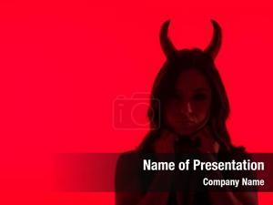 Devil Girl PowerPoint Template