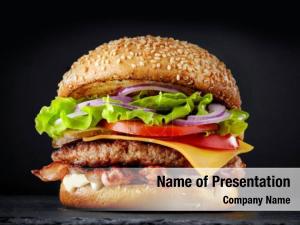 Tasty Burger PowerPoint Template