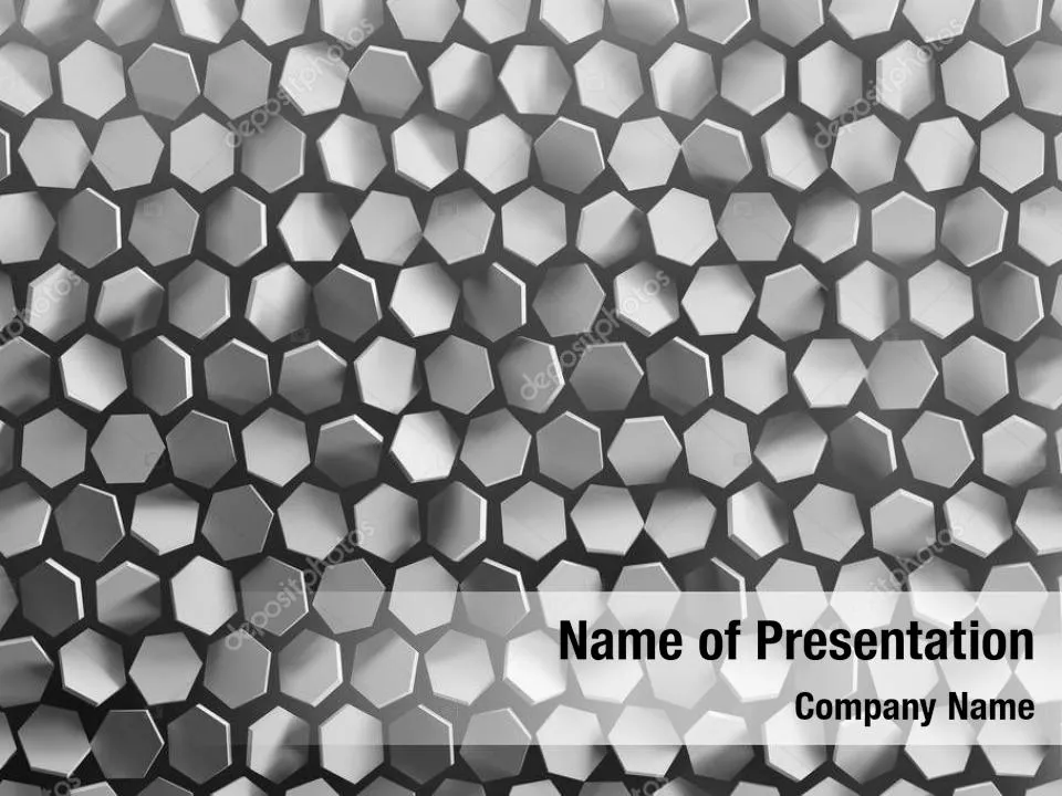 Abstract Gray Honeycomb