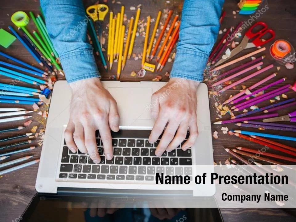 Graphic Designer at Work