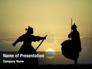 Japanese Samurai PowerPoint Template