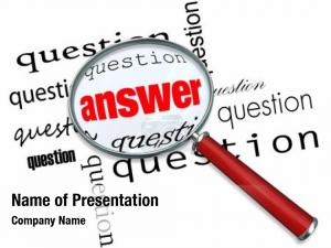 The Answer PowerPoint Template
