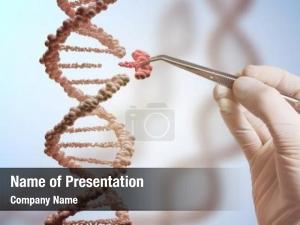 DNA genetics PowerPoint Template