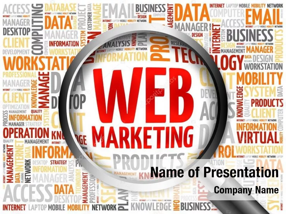 Web Marketing Word Cloud