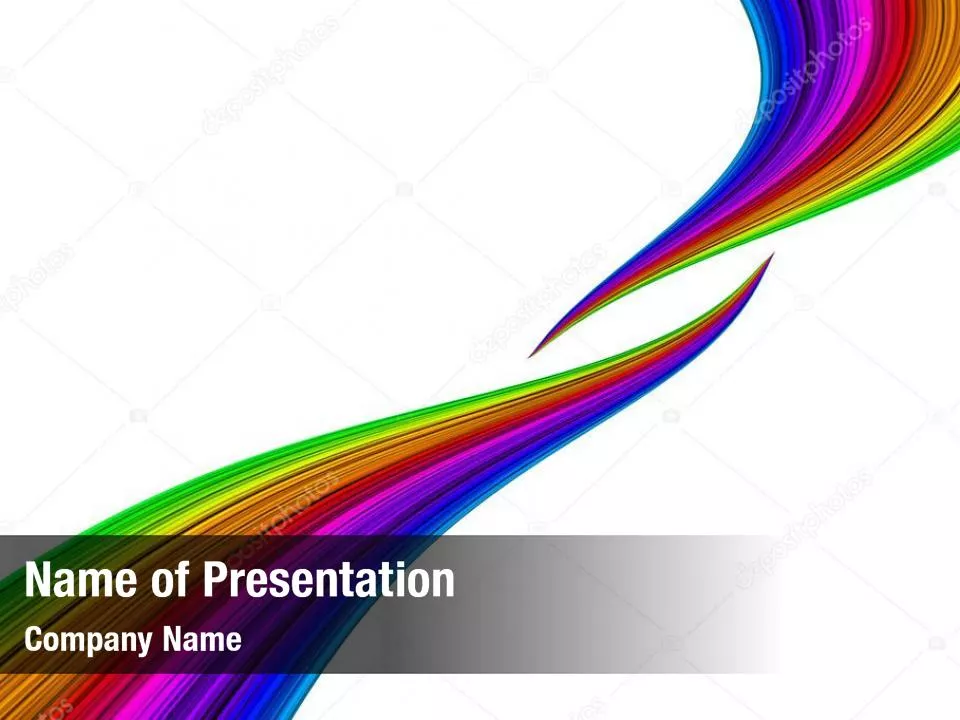 Rainbow Abstract Lines Flow