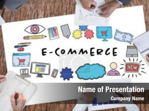 E Commerce Development PowerPoint Template