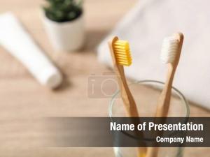 Toothbrushes in the Glass