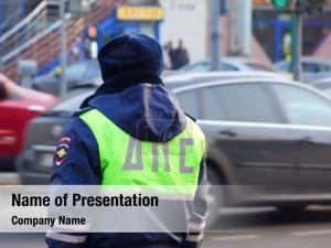 Road Police PowerPoint Template