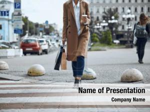 Road Crossing Free PowerPoint Template