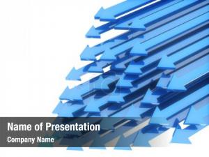 Diagonal Arrow PowerPoint Template