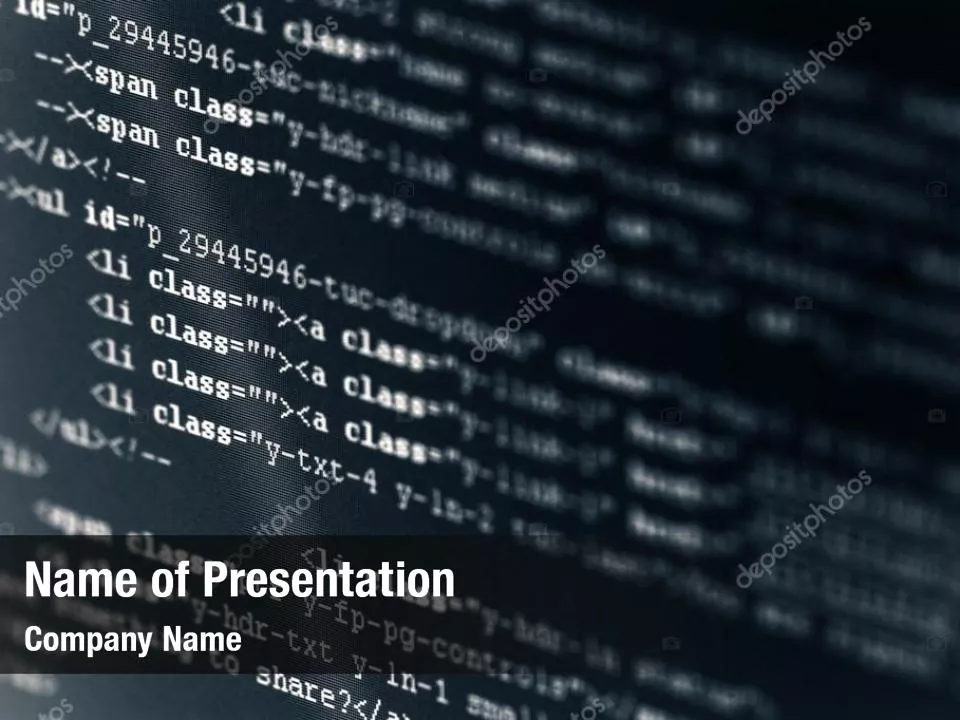 Programming Code on Computer Monitor