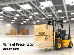 Loader In The Warehouse