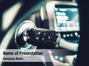 Car Key PowerPoint Template
