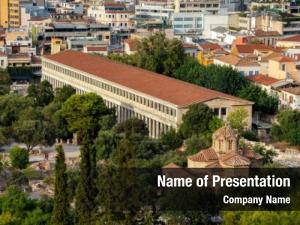 Ancient Portico PowerPoint Template