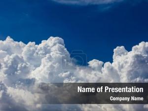 Blue Clouds PowerPoint Template