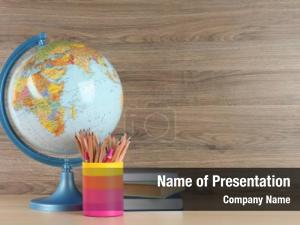 Lesson Of Geography PowerPoint Template