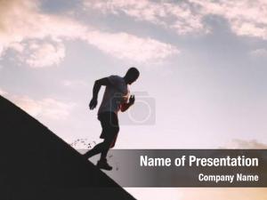 Running Iron Man PowerPoint Template