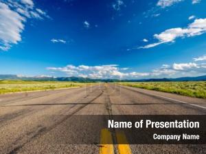 Highway Under Blue Sky