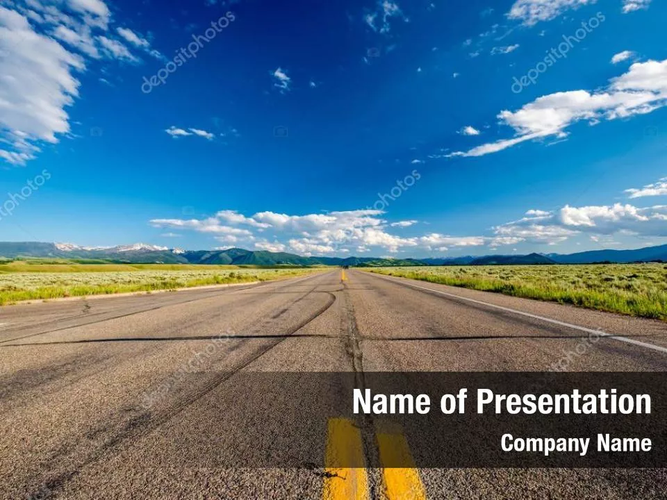 Highway Under Blue Sky