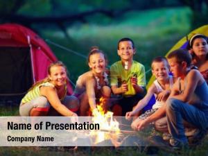 Summer Camp Fun PowerPoint Template