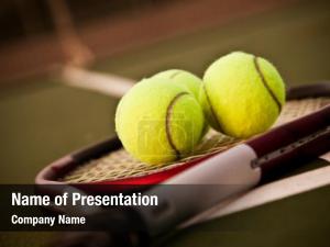 Tennis Balls PowerPoint Template
