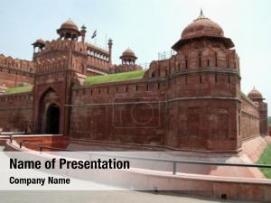 New red fort delhi, india