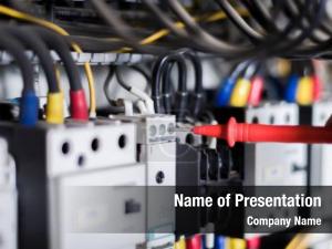 Wiring Background PowerPoint Template