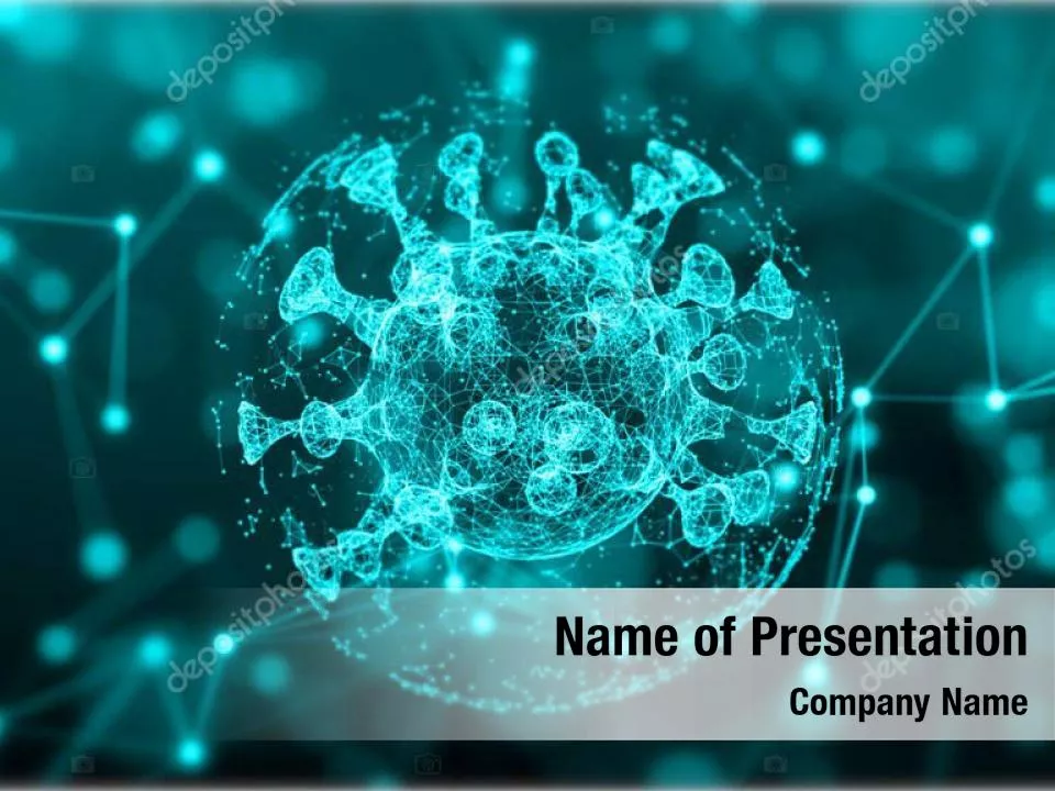 Abstract Blue with Cells