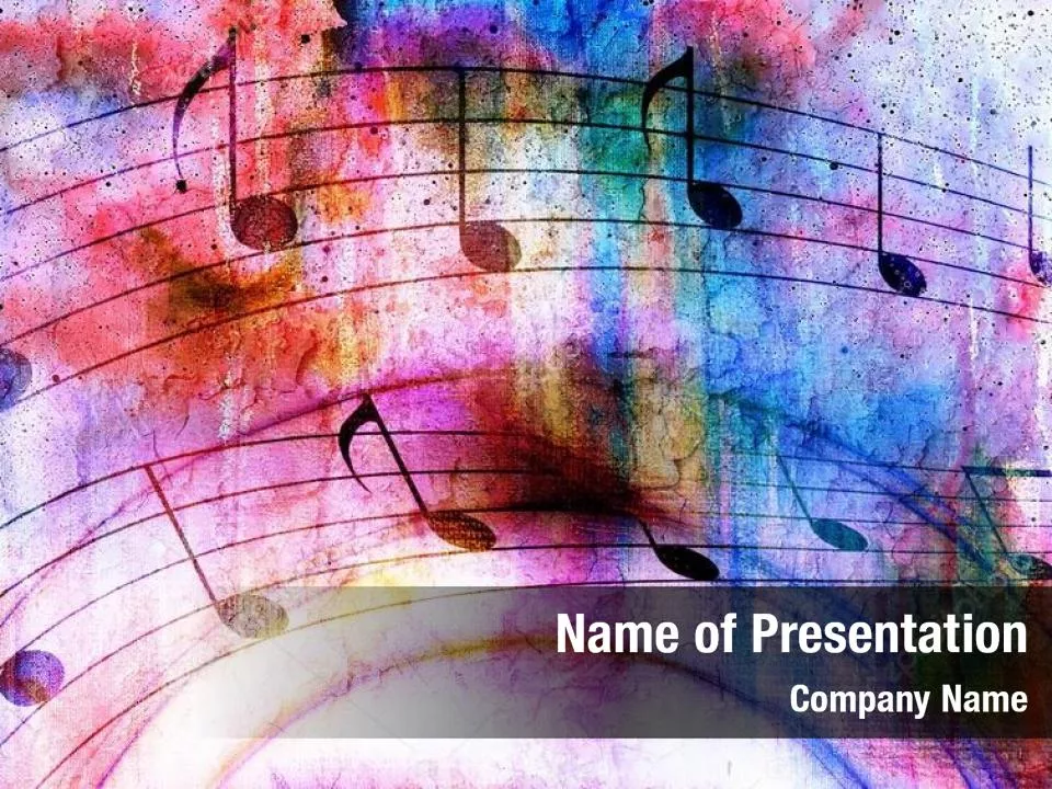 Colorful Music Notes