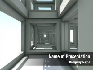 3D Architecture Projecting PowerPoint Template