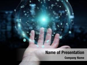 Digital Sphere PowerPoint Template