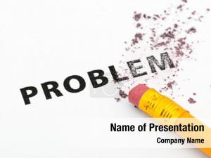 Erasing Problems PowerPoint Template