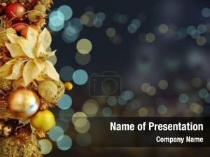 Background abstract christmas   PowerPoint Template