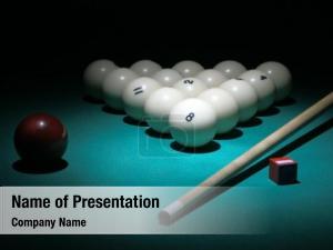 Fith balls pyramid number ball PowerPoint Template