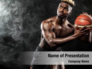 Basketball portrait male player ball