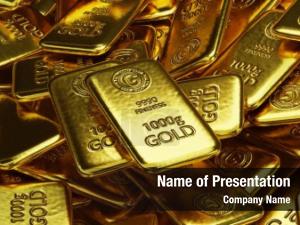 Gold Reserves PowerPoint Template