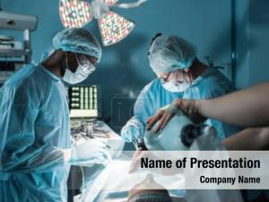 Patient multiethnic surgeons operating room