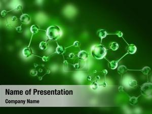 Molecular dna helix background  PowerPoint Template