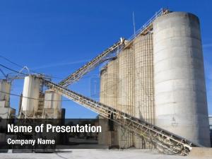 Processing industrial cement facility 