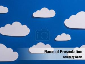 Paper Clouds PowerPoint Template