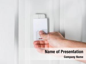 Door person opening electronic card,