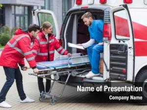 Moving young paramedics out ambulance