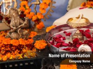 Rose incense, offerings, petals, marigold