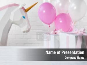 Balloons decorative unicorn gifts white