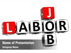 3D Labor Day PowerPoint Template