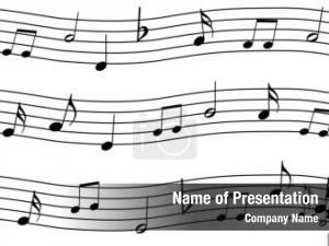 Musical treble clef notes white