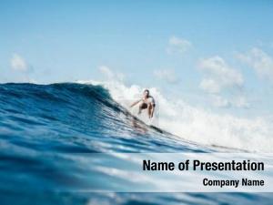 Surfing handsome sportsman ocean wave