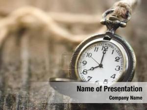 Time ancient clock   PowerPoint Template