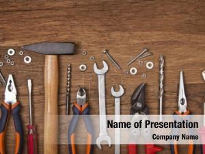 Construction Tools and Equipment PowerPoint Template